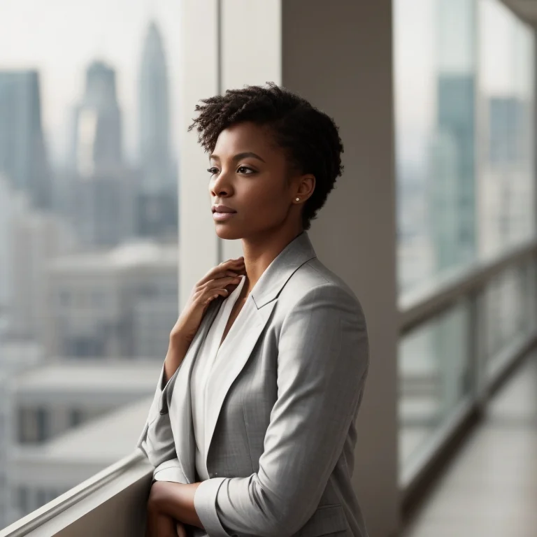 Confident individual presenting to a group